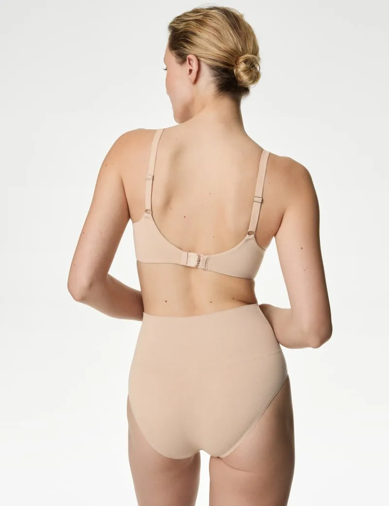2pk Light Control Seamless High Leg Knickers