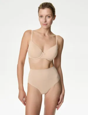 2pk Light Control Seamless High Leg Knickers