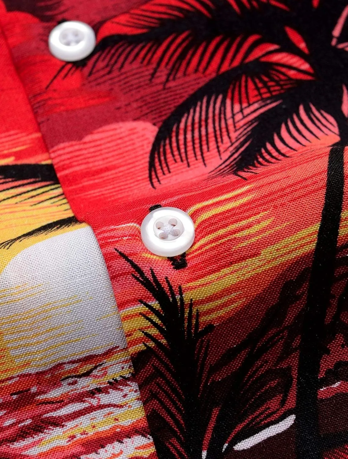 Alimens & Gentle Hawaiian Shirt for Men Summer Beach Casual Short Sleeve Button Down Shirts Printed Tropical Vacation Shirts