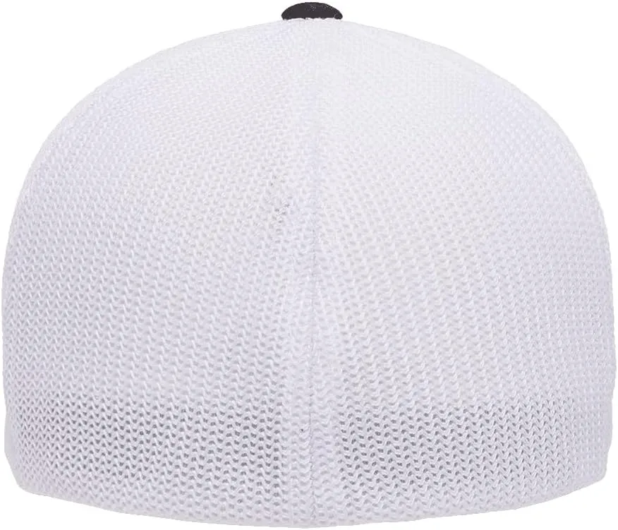 Flexfit 6511 Fitted Mid-Profile Stretchable Mesh Panels Trucker Cap | Bulk Pack Available