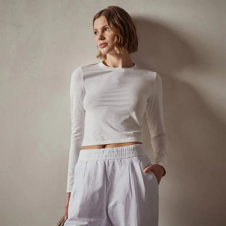 James Perse Long Sleeve Sport Tee
