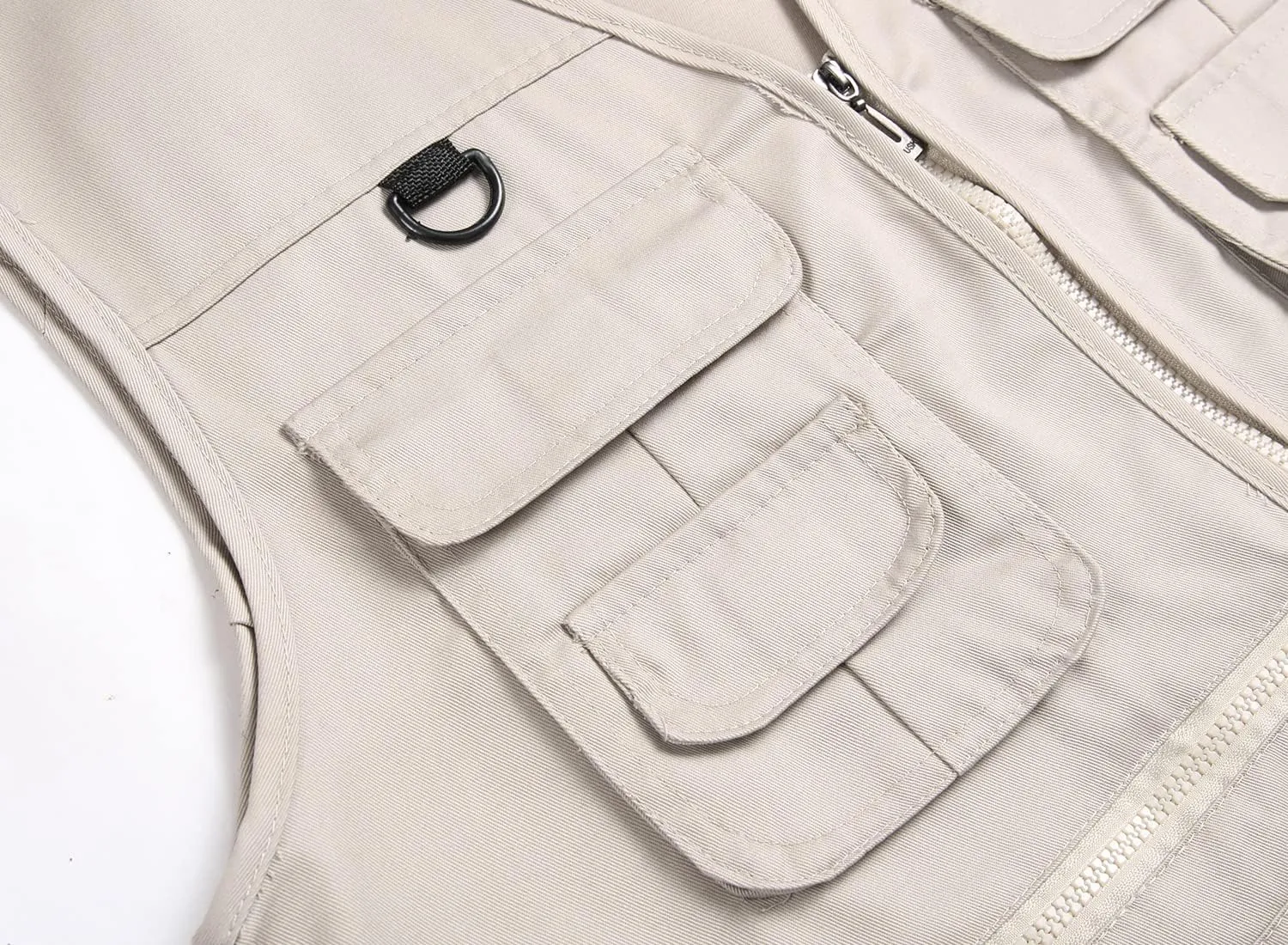 Men??s Fishing Vest Summer Outdoor Work Safari Travel Photo Vest with Multi Pockets