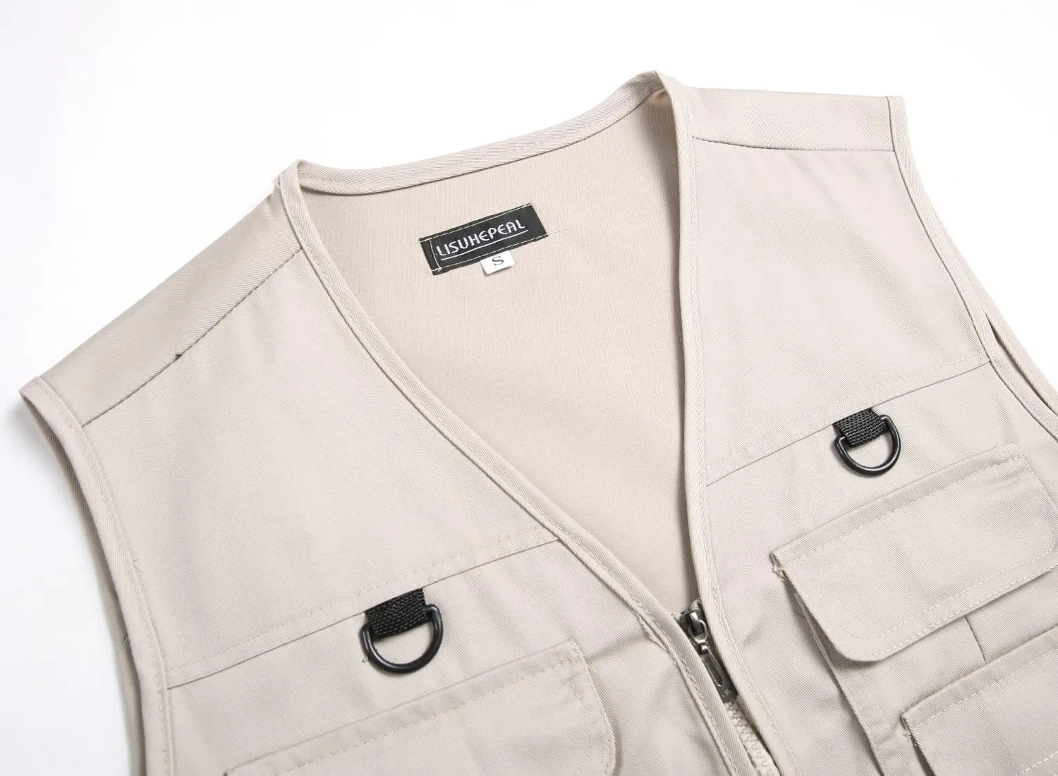 Men??s Fishing Vest Summer Outdoor Work Safari Travel Photo Vest with Multi Pockets