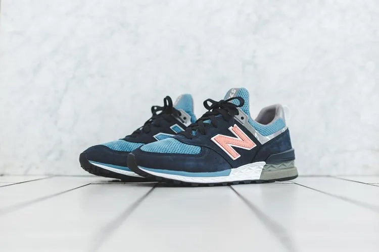 New Balance Ronnie Fieg x Dover Street Market x 574 Sport 'Navy' Sneakers, Blue