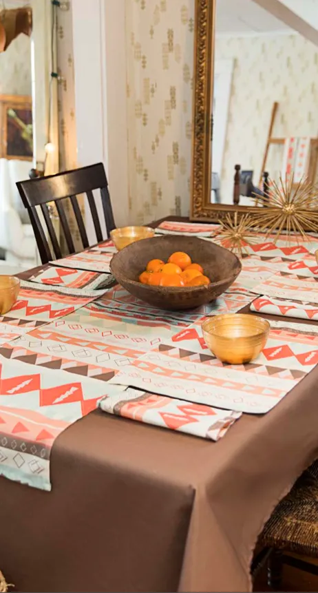 Placemats Custom Printed with Your Art Design|Cotton Twill Fabric
