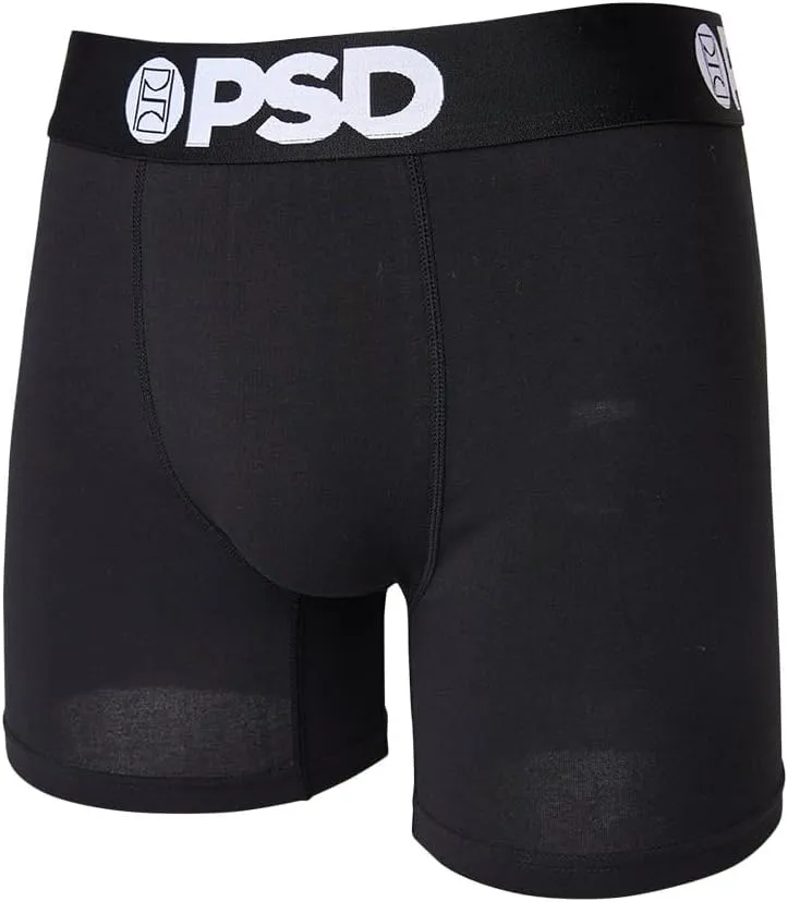 PSD Men's Mid Length Boxer Briefs - 5 Inch Inseam Breathable and Supportive Men's Underwear with Moisture-Wicking Fabric