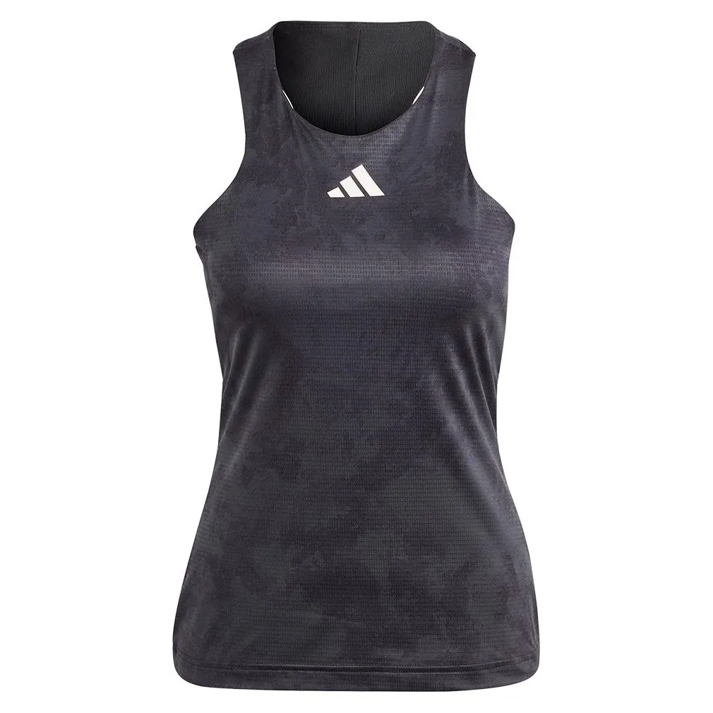 Women's Paris HEAT.RDY Y-Back Tennis Tank Carbon
